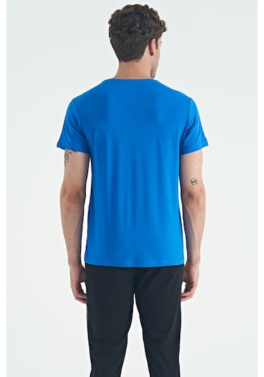Air Jones Tommy Life Calvin Saks Basic Erkek T-shirt - 88245 Saks