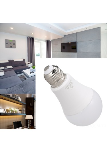 Qingmipy Yüksek Parlaklıklı 12w Led Ampul, 6500k Soğuk Beyaz Işık, E26/e27 Duylu, 15 Adet Led Çip İçerir