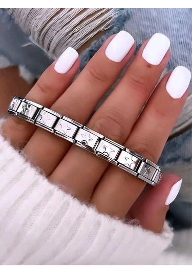 Vally Tıme Kol Bilekliği Nomination Nomineyshon Collеction: Nomination Nomineyshon 168375286 Gri