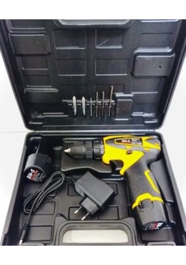 Banco BN-5 F136 12V 1.5 Ah Li-ion Çift Akülü Darbesiz Matkap Vidalama Sarı