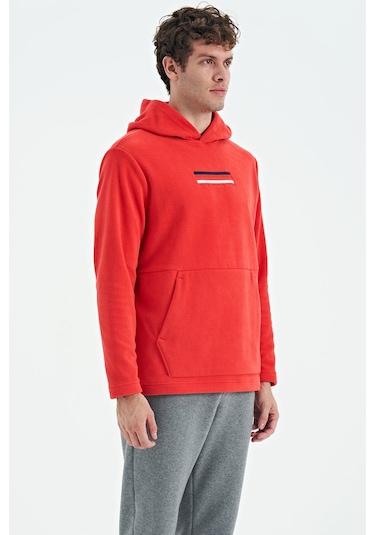 Tommy Life Hern Fiesta Erkek Polar Sweatshirt - 88301 Kırmızı