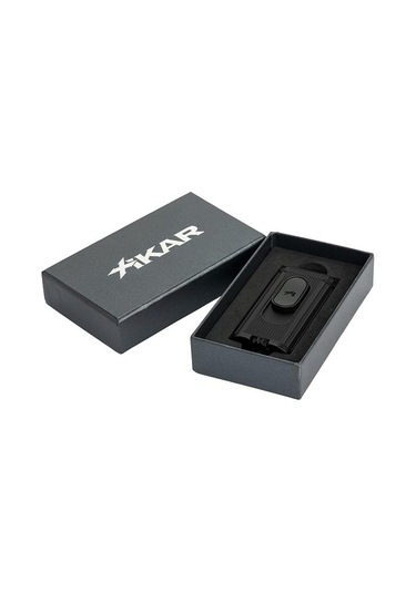 Xikar Hedron Mat Siyah Tek Torch Puro Çakmağı