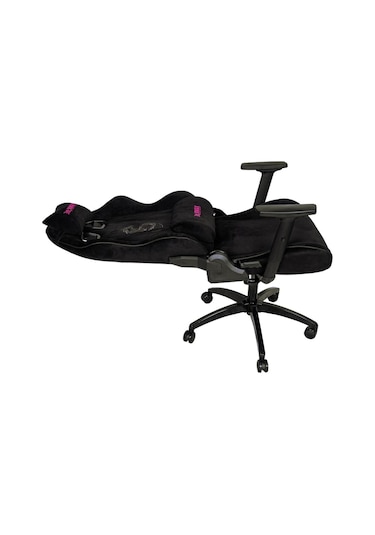 Rio Black Balerion Komple Baby Face Terletmez Kumaş Siyah/fuşya Profesyonel Oyuncu Koltuğu