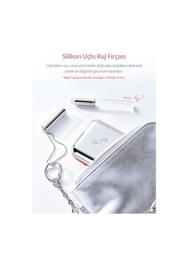 Silikon Uçlu Ruj Fırçası Clıo Baby Taptap Lip Brush
