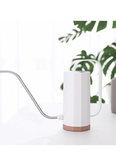 Ulzyvf Uzun Hortumlu 1.2l Plastik Sulama Kabı - İç/dış Mekan Bitkileri İçin Paslanmaz Çelik Ağızlı Modern Sulama Aleti Beyaz Beyaz