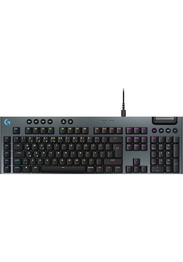 Logitech G915 X Düşük Profilli Rgb Aydınlatmalı Gl Brown Pc/mac Için Kablolu Ingilizce Q Mekanik Oyun Klavyesi, Siyah