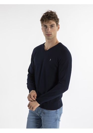 Trussardi Trussardı Erkek Kazak  TRRD003638 Lacivert