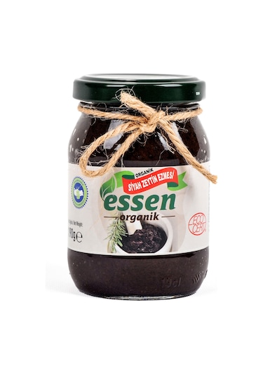 Essen Organik Sade Siyah Zeytin Ezmesi Cam 190 G