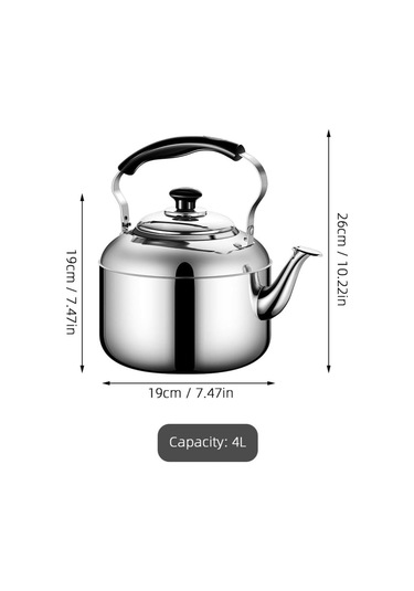 Islık Çayı Su Isıtıcısı, Paslanmaz Çelik Tayt Isıtması Soba Ocak Çelik