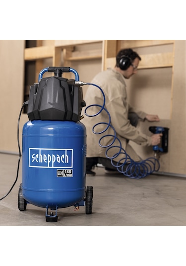 Scheppach HC35V 1500W 10 Bar 30 L Yağsız Kompresör - 5906169901