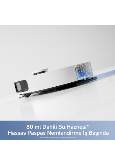MOVA E40 Ultra Robot Süpürge 19.000 Pa Emiş Gücü Beyaz