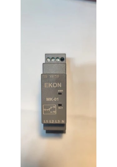 Ekon Mk 01 Motor Koruma Rölesi %40 Sabit Asimetri Faz Sırası