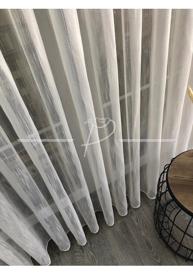 Tül Perde Nire Desen Düz Armür Etek Kurşun Sarım 4 Renk Çok Renkli