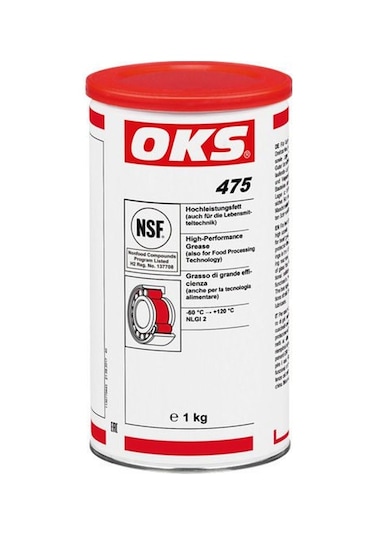 Oks 475 Ptfe'Li Yüksek Devir Gıda Gresi 1 KG