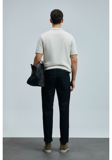 Lufian Jashua Smart Siyah Erkek Jean Pantolon 111200211 Siyah