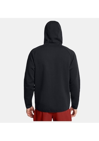 Under Armour Unstoppable Fleece Tam Fermuarlı Hd Eu Erkek Sweatshirt Siyah
