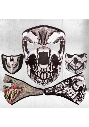 Geeroyoo Dış Mekan Bisiklet Sörfü İçin Spor Taktik Elmas Yüz Maskesi, Rüzgar Koruma, Solunum Kolay, Cs Oyunu Ve Bisiklet Turları İçin Çok Renkli