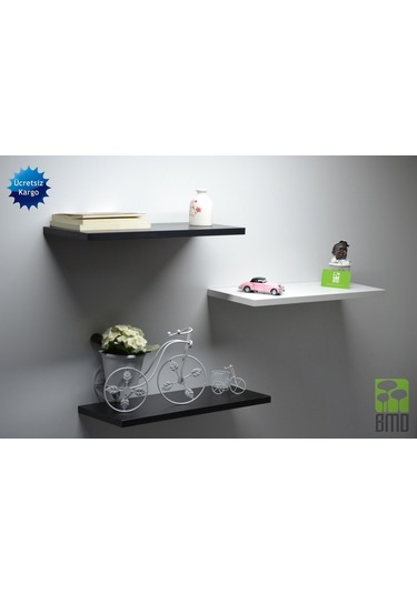 Peakdizayn Fanatiklere Özel 3'Lü Duvar Raf Seti 50*70*90*20Cm