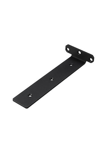 Sones 5mm Kalınlığında Üçgen Braket Kitaplık Bölme Plakası, Stil: 150mm Siyah