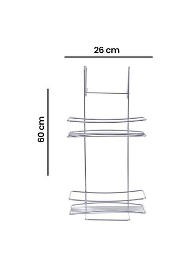 Suntel Duşakabin Şampuanlık - Gri Gri