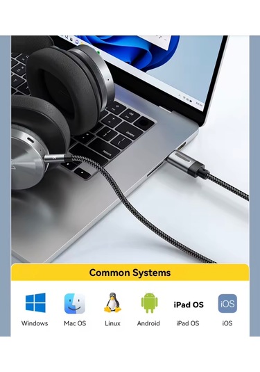 Sunix 1-metre Type-c To 3.5mm Aux Ses Kablosu Ce Sertifikalı