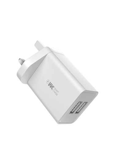 Wk Wp-u56 2a Çift Usb Hızlı Şarj Seyahat Şarj Cihazı Güç Adaptörü, İngiltere Fişi Diğer