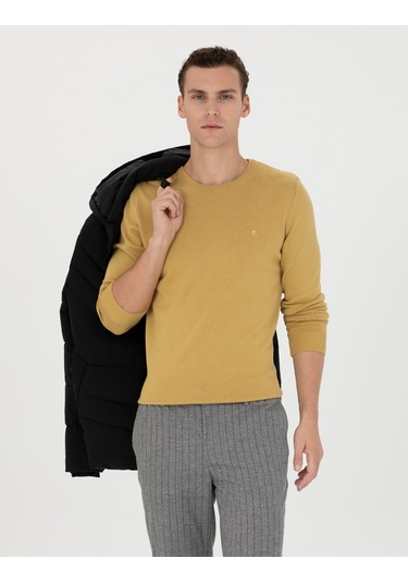 Pierre Cardin Erkek Yeşil Kazak /triko 50270179-vr235 Yeşil