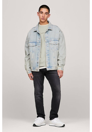 Tommy Jeans Erkek Jean-dm0dm18152 Denim Blue Çok Renkli