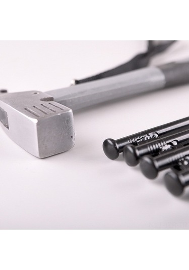 Bloomnest Shine Trip 25cm Dış Mekan Çadır Çivisi Ve Çekiç Seti, Kaynaklı Zemin Çivileri, Çok Fonksiyonlu Renkli Set Çok Renkli