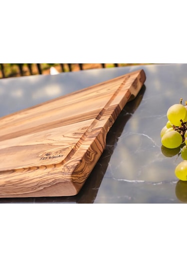 Zeytin Ağacı 40x27,5 Cm Oluklu Özel Kenar, Şef Tahtası