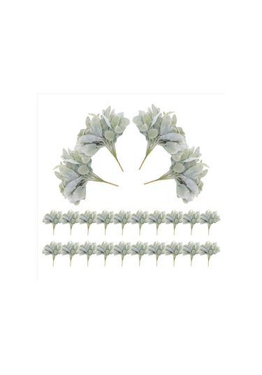 Gatherco 24 Adet Yapay Kuzu Kulağı Yeşillik Sapları, Yapay Kuzu Kulağı Sapları, Kuzu Kulağı Yapay Yeşillik Dekoru Diğer