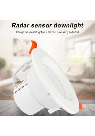 Led Radar Algılama Tavan Lambası Downlight Banyo Merdivenleri Balkon Ac 85-265v 5w/7w/9w Akıllı Radar Sensörlü Aydınlatma 7w