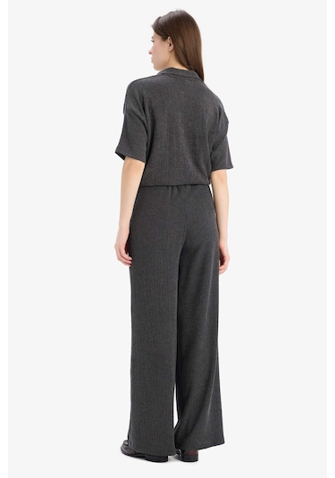 DeFacto Wide Leg Geniş Paça Bürümcük Pantolon E3232AX25SPAR148