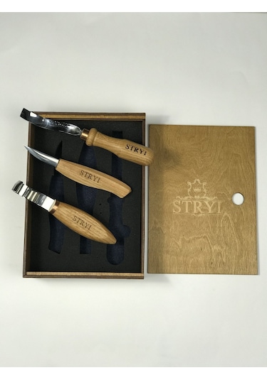 STRYI 503002 Ahşap Kuksa Oyma Seti
