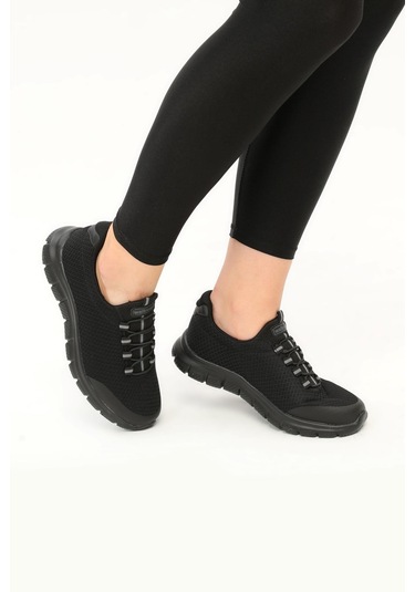 Walkway Siyah Siyah Comfort Kadın Spor Ayakkabı Çok Renkli
