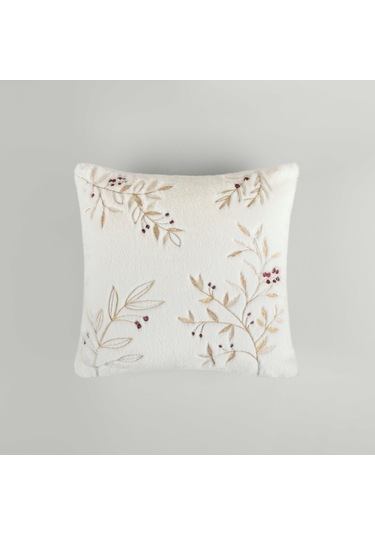 Linens Kokina 45x45 Cm Kırlent Kılıfı Ekru Ekru