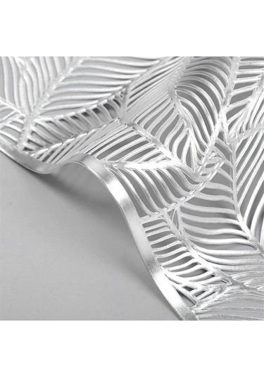 Flybuy Adet Dikdörtgen Yapraklı Yalıtımlı Amerikan Servisi, A-gümüş, 45x30cm, Yalıtım Ve Temizlik İçin Mükemmel Gümüş