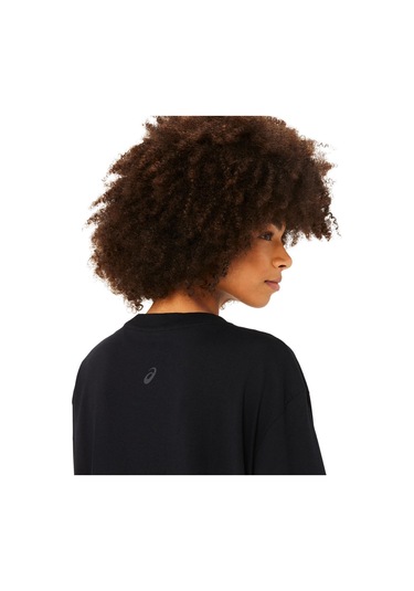 Asics ASICS LOGO TEE Siyah Women Kısa Kollu Tshirt 2032C843-002 Siyah