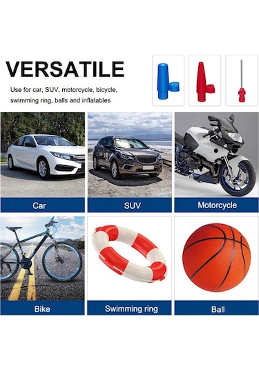 Sones Araba Taşınabilir Mini Kablolu Pointer Lastik Şişirme Pompası