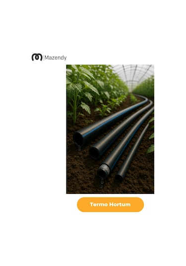 3/4" 19 Mm Çap 90 Metre Termo Kauçuk İplikli Pvc Bahçe Sulama Hortumu Esnek Dayanıklı