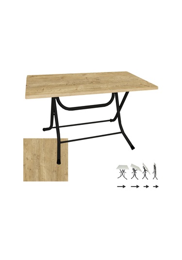Klasik Katlanır Werzalit Tabla Masa 80x140