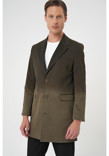 Efor Ka 088 Slim Fit Haki Spor Kaban Haki