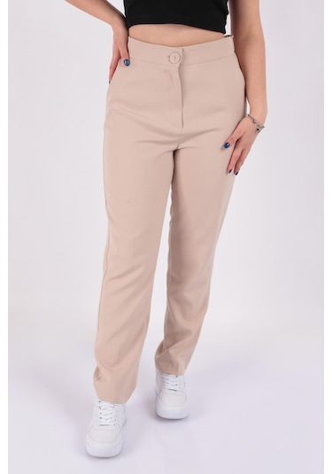 Puane 18118-fw Kadın Pantolon 18118-66-R0152 Bej Puane 18118-fw Kadın Pantolon 18118-66-R0152 Bej