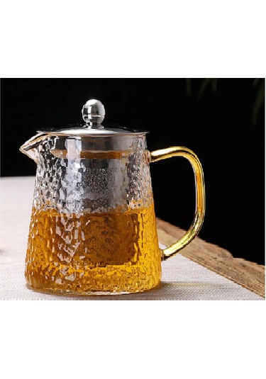 Isıya Dayanıklı Demliğe Cam Çaydanlık Süzgeçli 321936718 Gri