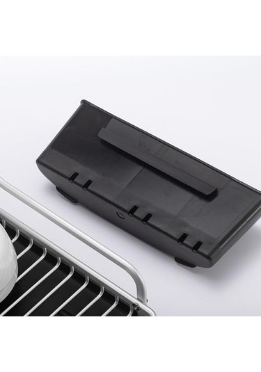 Gümüş Alüminyum Alaşımlı Bulaşık Rafı Süzgeç Mutfak Depolama Kurutma Raf Tepsisi Aşırı Lavabo Gereçleri Tutucu Drenajı Raflar Ve Amp Tutucular -