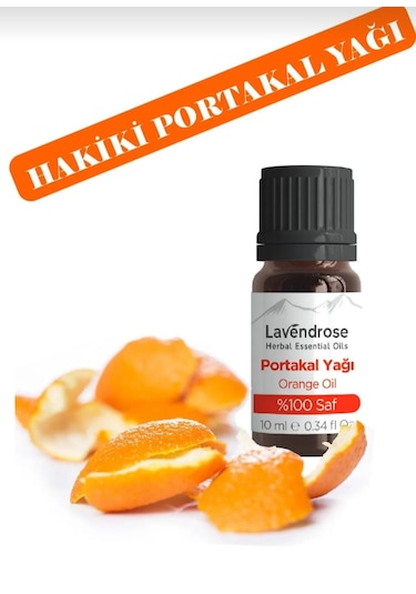 Lavendrose Portakal Yağı %100 Saf- Bitkisel Aromaterapi Yağı 10ml
