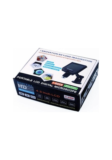 Powermaster 4.3'' 3.6mp Hd 600x Dijital Şarjlı Mikroskop