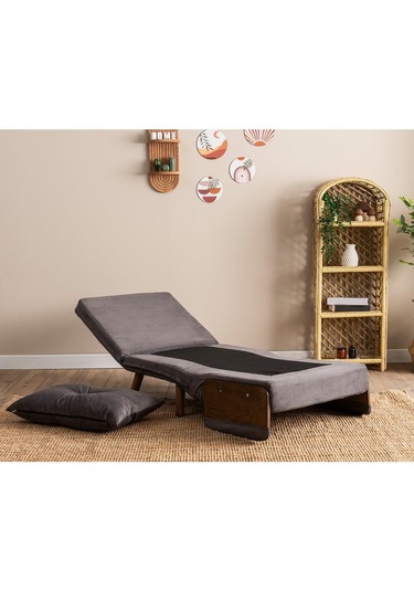 Pafu Cosmo Tekli Katlanır Yataklı Koltuk - Soho Gri