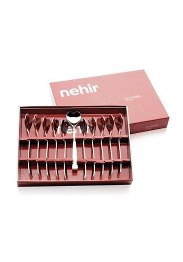 Nehır1 Nehir Can & Canan Sade 12'Li Çay Kaşık