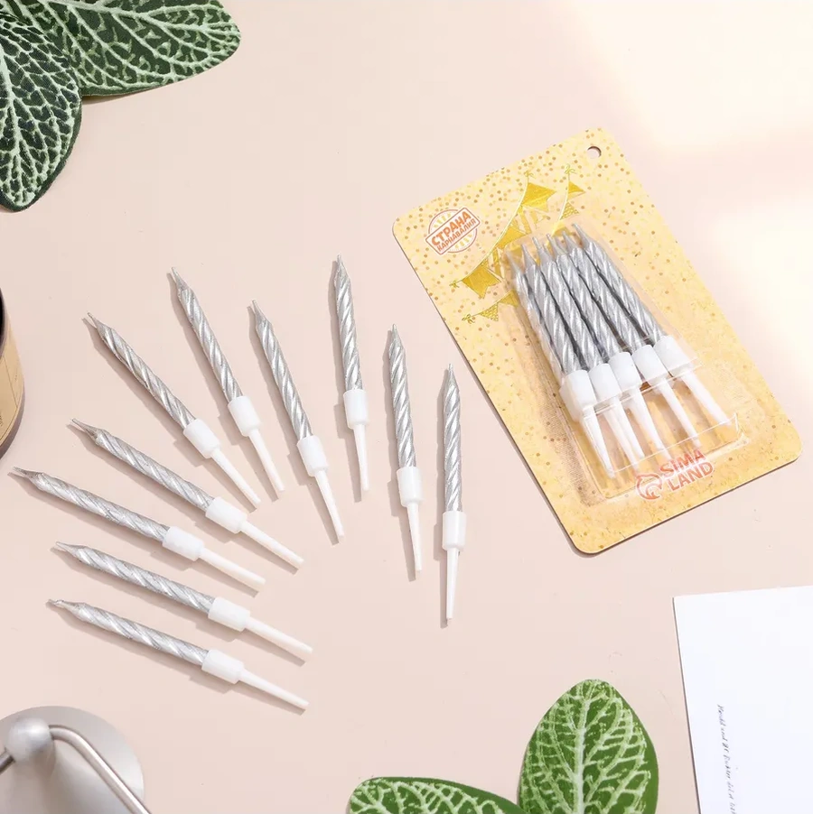 Strana Karnavalia Pasta Mumları "spiral" 10 Adet 5 Cm 417208615 Diğer